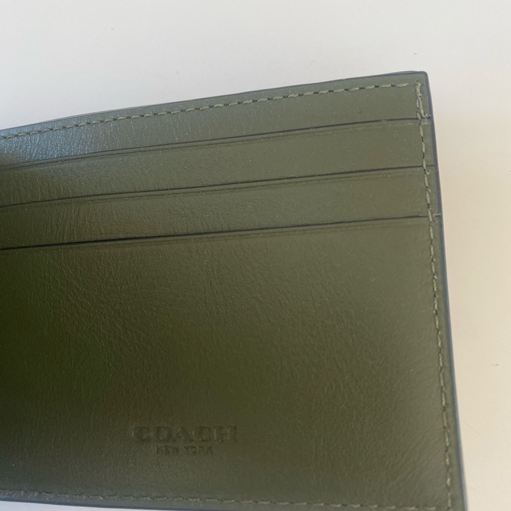 NWT Coach Slim Wallet Painted Varsity Stripe 66769 - Picture 5 of 8